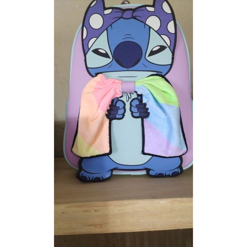 NWT Loungefly Disney Stitch Laundry Day Mini Backpack Hot Topic Exclusive Blue